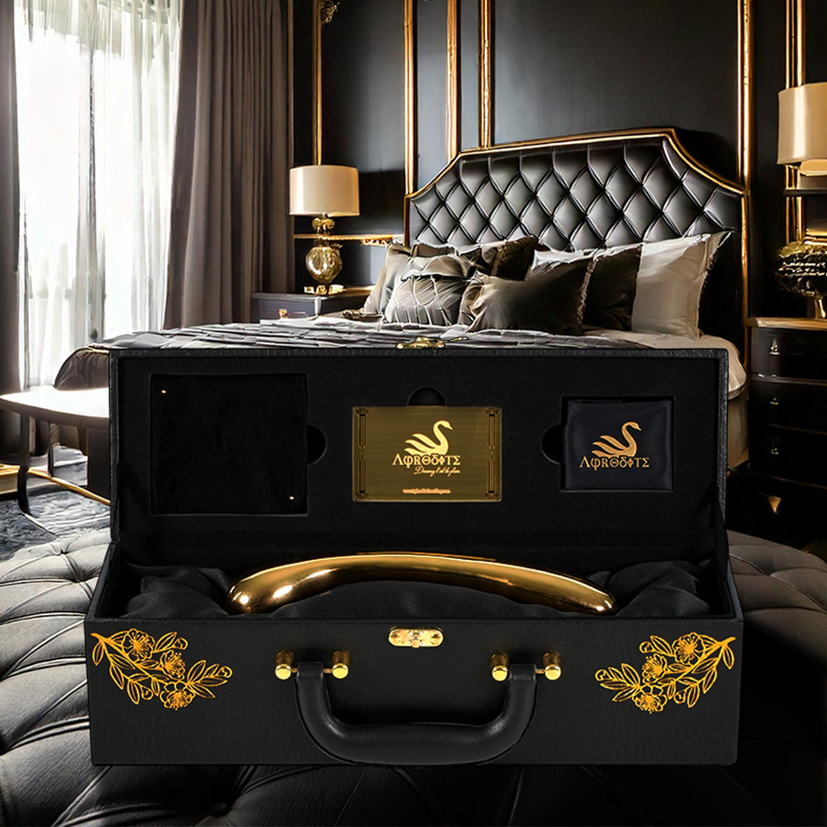 Jouet intime pour du plaisir divin en Or 24 carats