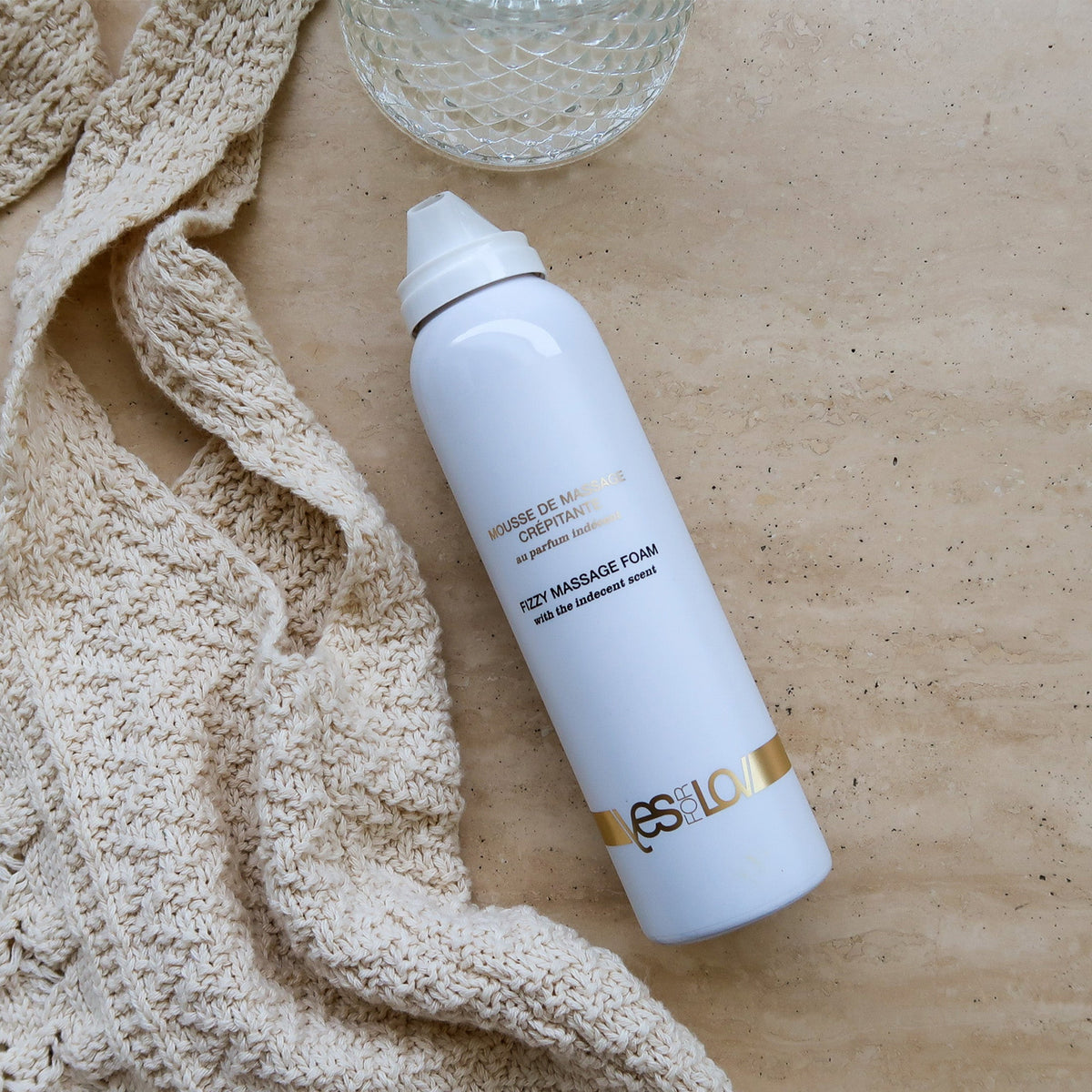 MOUSSE DE MASSAGE CRÉPITANTE au parfum indécent