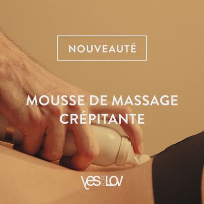 MOUSSE DE MASSAGE CRÉPITANTE au parfum indécent