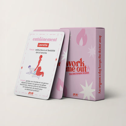 WORK ME OUT Le jeu de cartes pour transpirer de plaisir