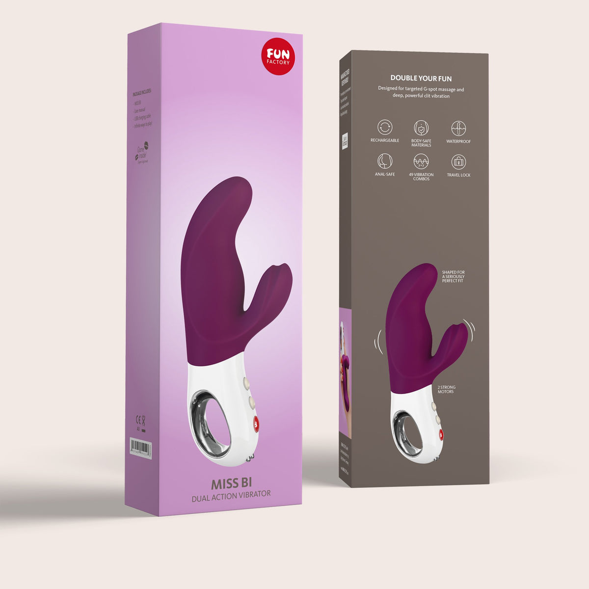 MISS BI Vibromasseur double stimulation